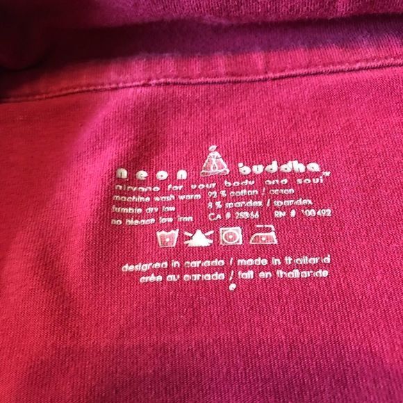 Neon Buddha long sleeve zip up jacket - Picture 5 of 11